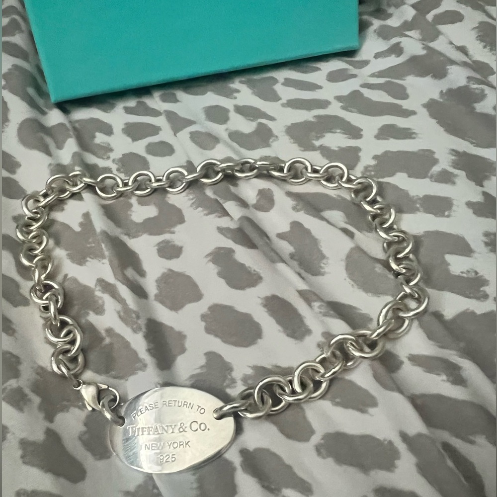Tiffany’s Oval Tag Necklace